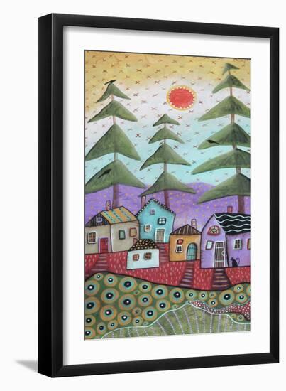 Rustic Cabins 1-Karla Gerard-Framed Giclee Print