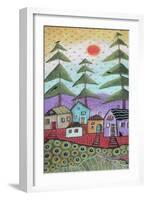 Rustic Cabins 1-Karla Gerard-Framed Giclee Print