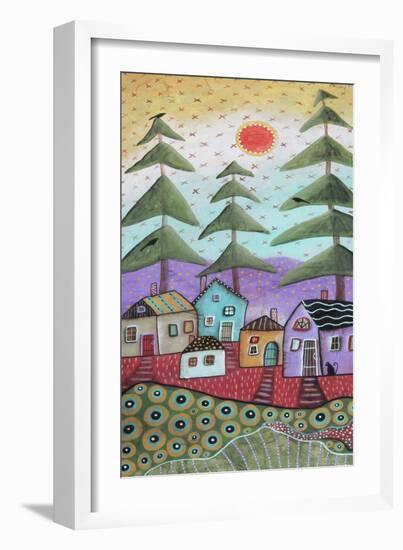 Rustic Cabins 1-Karla Gerard-Framed Giclee Print