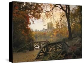 Rustic City View-Jessica Jenney-Stretched Canvas