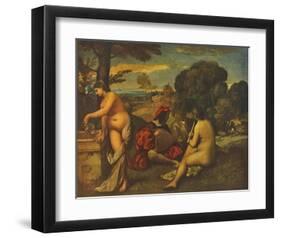 Rustic Concert-Giorgio Giorgione-Framed Collectable Print