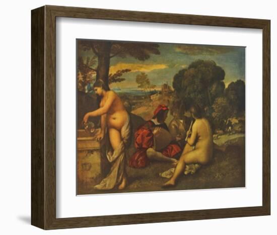 Rustic Concert-Giorgio Giorgione-Framed Collectable Print