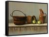 Rustic Cooking Pots-John Zaccheo-Framed Stretched Canvas