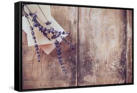 Rustic Country Background-manera-Framed Stretched Canvas