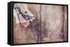 Rustic Country Background-manera-Framed Stretched Canvas