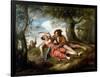 Rustic Courtship-Jan Havicksz. Steen-Framed Giclee Print