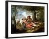 Rustic Courtship-Jan Havicksz. Steen-Framed Giclee Print