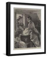 Rustic Courtship-William Lucas-Framed Giclee Print