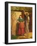 Rustic Courtship-Eastman Johnson-Framed Giclee Print