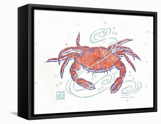 Rustic Crab-Sudi Mccollum-Framed Stretched Canvas