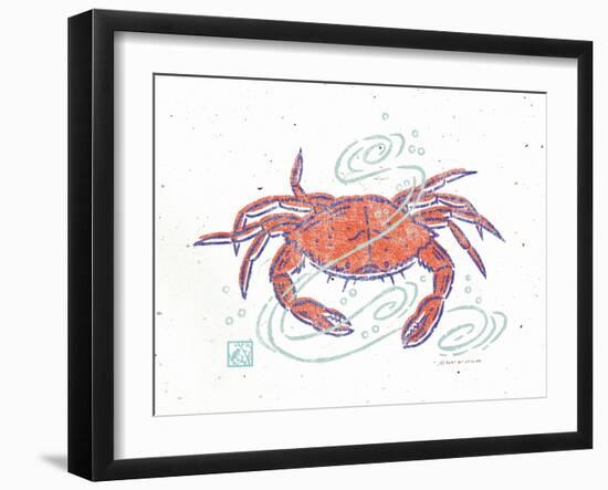 Rustic Crab-Sudi Mccollum-Framed Art Print