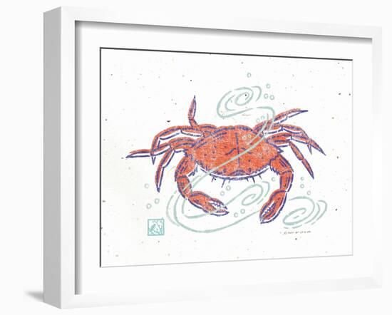 Rustic Crab-Sudi Mccollum-Framed Art Print