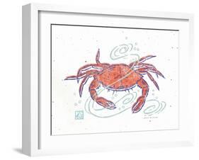 Rustic Crab-Sudi Mccollum-Framed Art Print