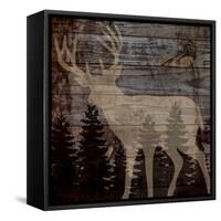 Rustic Deer-Piper Ballantyne-Framed Stretched Canvas