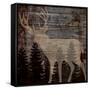 Rustic Deer-Piper Ballantyne-Framed Stretched Canvas
