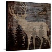 Rustic Deer-Piper Ballantyne-Stretched Canvas