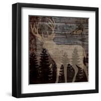 Rustic Deer-Piper Ballantyne-Framed Art Print