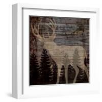 Rustic Deer-Piper Ballantyne-Framed Art Print