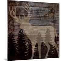 Rustic Deer-Piper Ballantyne-Mounted Art Print
