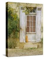 Rustic Door and Bread, Aquitaine, France, Europe-John Miller-Stretched Canvas