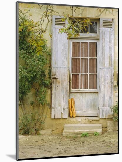 Rustic Door and Bread, Aquitaine, France, Europe-John Miller-Mounted Photographic Print