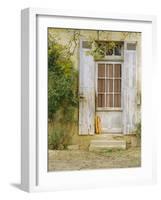 Rustic Door and Bread, Aquitaine, France, Europe-John Miller-Framed Photographic Print