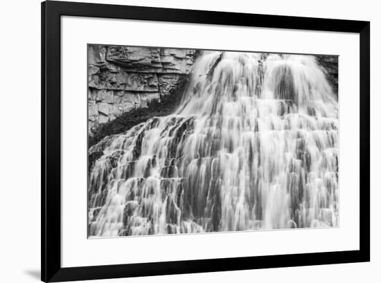 Rustic Falls, Yellowstone National Park.-WILLIAM-Framed Photographic Print