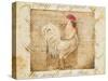 Rustic Farmhouse Rooster I-Kimberly Poloson-Stretched Canvas