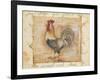 Rustic Farmhouse Rooster II-Kimberly Poloson-Framed Art Print