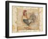 Rustic Farmhouse Rooster II-Kimberly Poloson-Framed Art Print