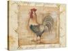 Rustic Farmhouse Rooster II-Kimberly Poloson-Stretched Canvas