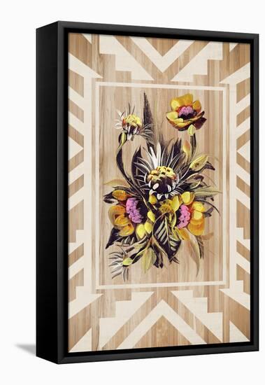 Rustic Flowers-null-Framed Stretched Canvas