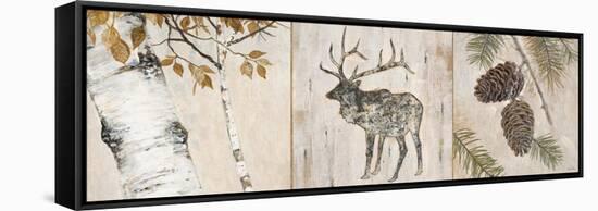 Rustic Forest Panel-Arnie Fisk-Framed Stretched Canvas