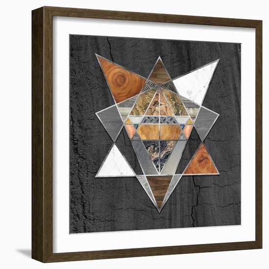 Rustic Geometry I-Tina Lavoie-Framed Giclee Print