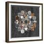 Rustic Geometry II-Tina Lavoie-Framed Giclee Print