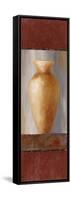 Rustic Gold Flower Vase I-Lanie Loreth-Framed Stretched Canvas