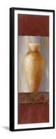 Rustic Gold Flower Vase I-Lanie Loreth-Framed Premium Giclee Print