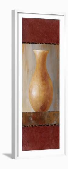 Rustic Gold Flower Vase II-Lanie Loreth-Framed Premium Giclee Print