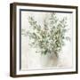 Rustic Green-Aria K-Framed Art Print