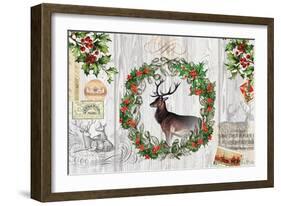 Rustic Holiday 1-Lula Bijoux-Framed Art Print