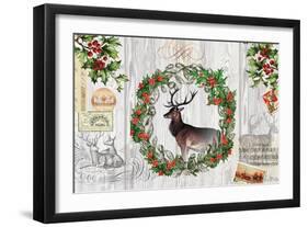 Rustic Holiday 1-Lula Bijoux-Framed Art Print