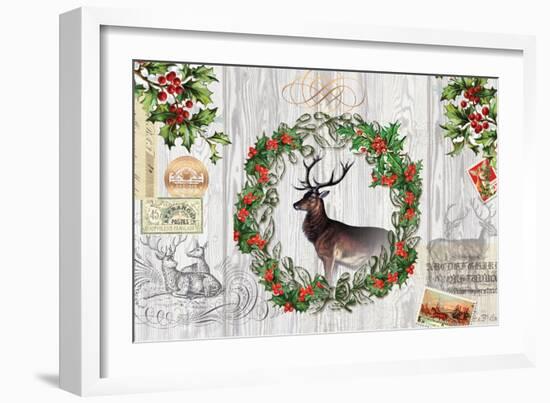 Rustic Holiday 1-Lula Bijoux-Framed Art Print