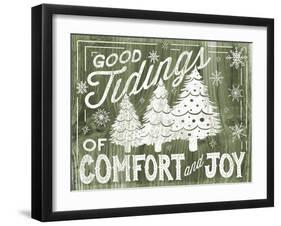 Rustic Holiday III-Laura Marshall-Framed Art Print