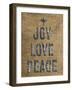 Rustic Joy-Color Bakery-Framed Giclee Print