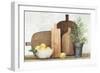 Rustic Kitchen Brown-Julia Purinton-Framed Art Print