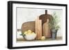 Rustic Kitchen Brown-Julia Purinton-Framed Premium Giclee Print