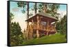 Rustic Mountain Cabin, Seattle-null-Framed Stretched Canvas