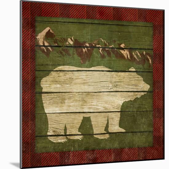 Rustic Nature on Plaid I-Andi Metz-Mounted Art Print