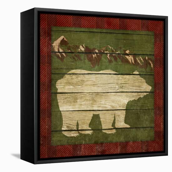 Rustic Nature on Plaid I-Andi Metz-Framed Stretched Canvas