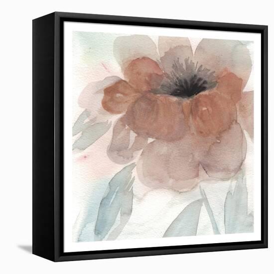 Rustic Peony I-Beverly Dyer-Framed Stretched Canvas